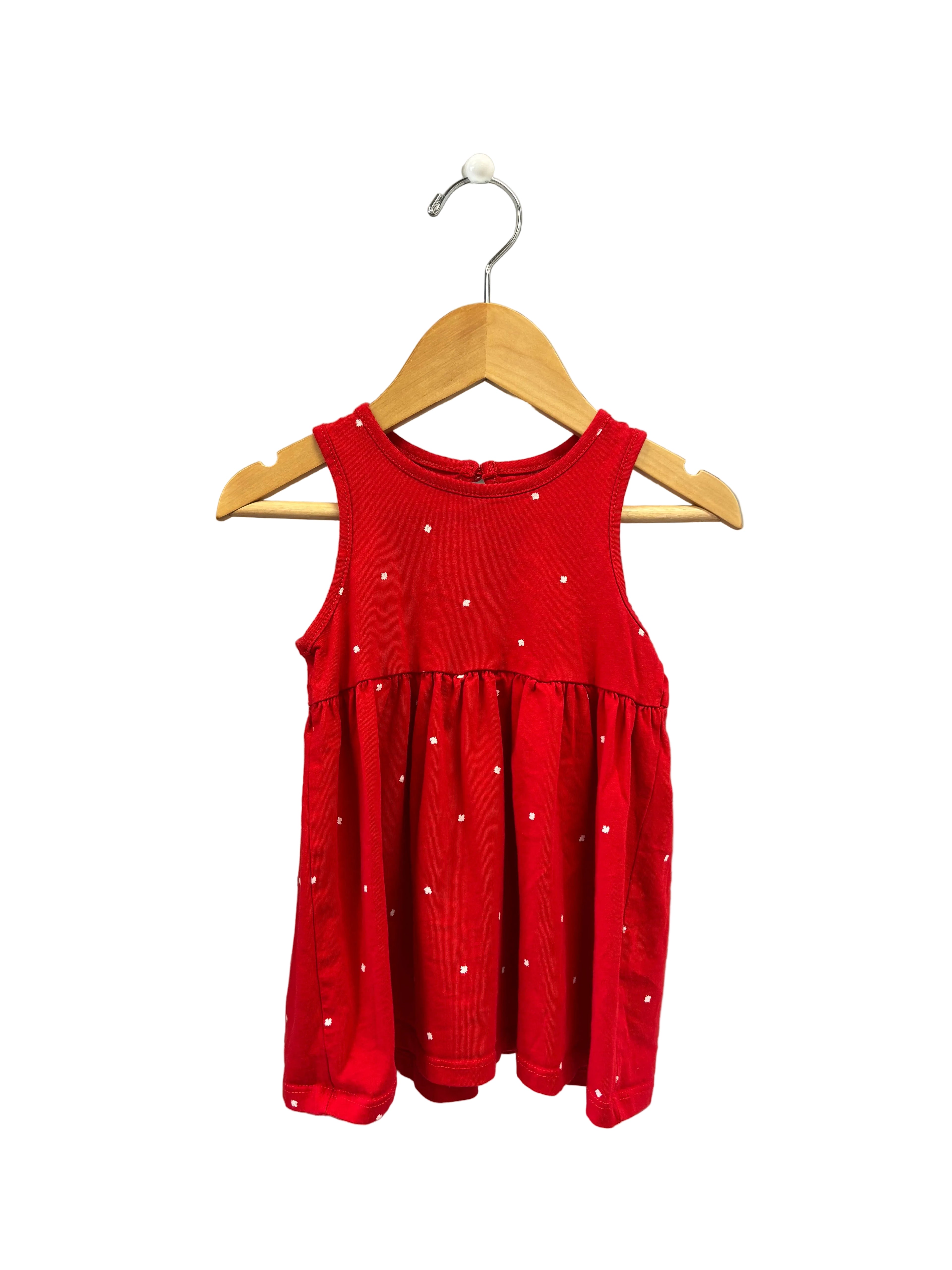 Red George Dress, 6-12m