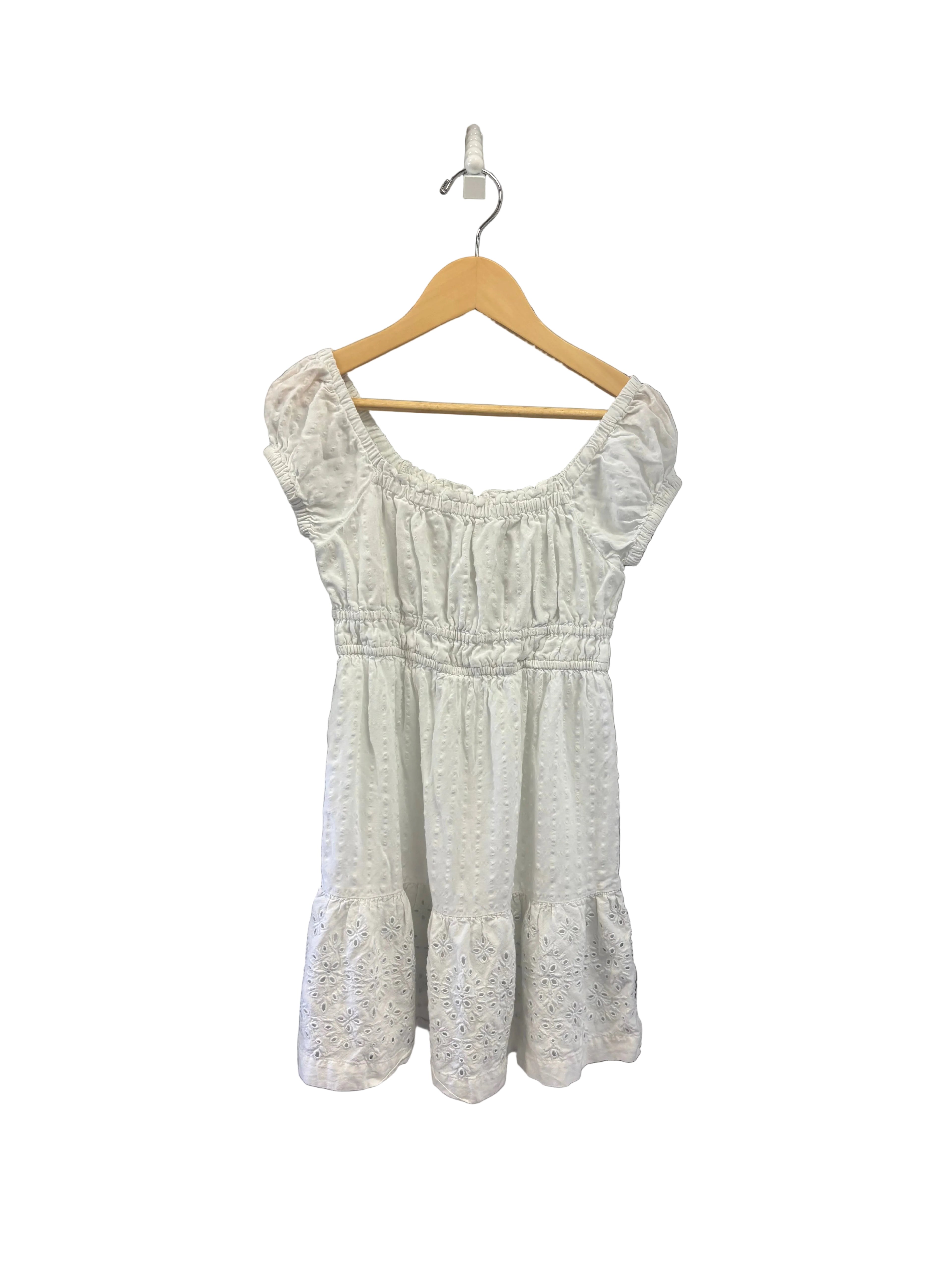 White Old Navy Dress, 6-7y