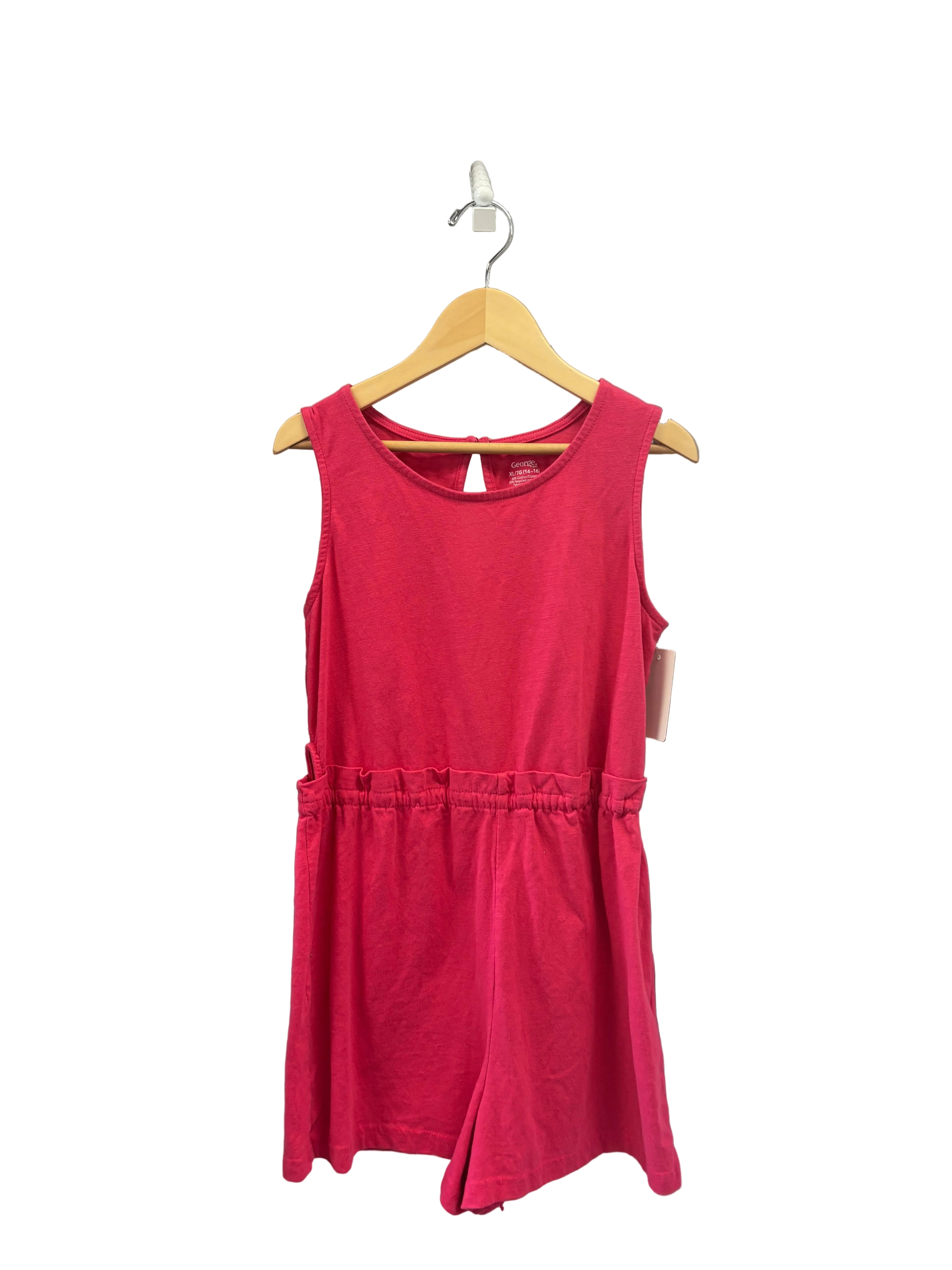 Pink George Romper, 14-16y