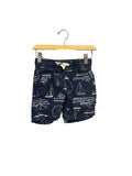 navy Landsend Shorts, 4y