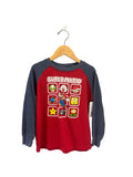 Red Misc T-Shirt, 4-5y