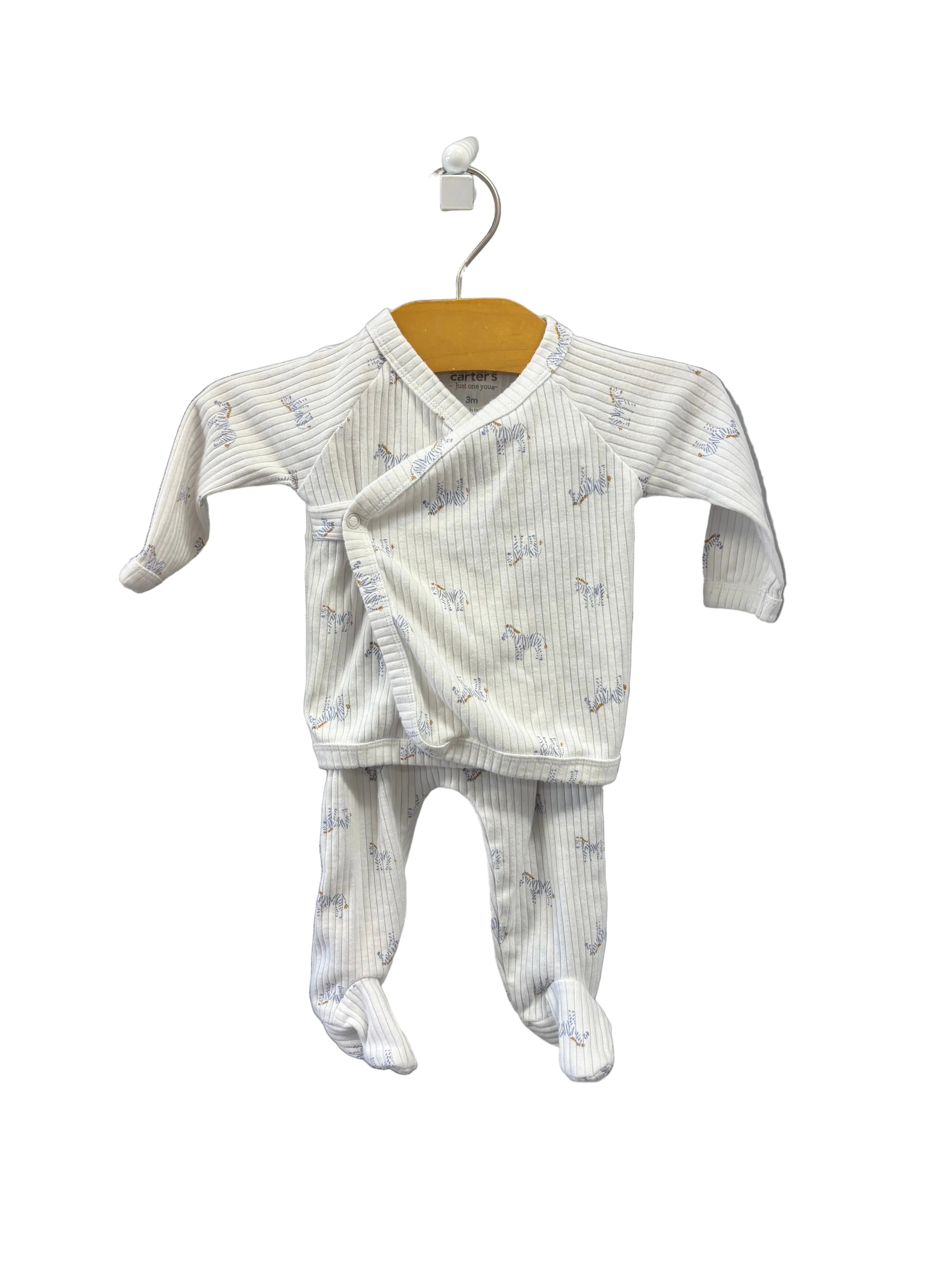 white Carters Set, 3m
